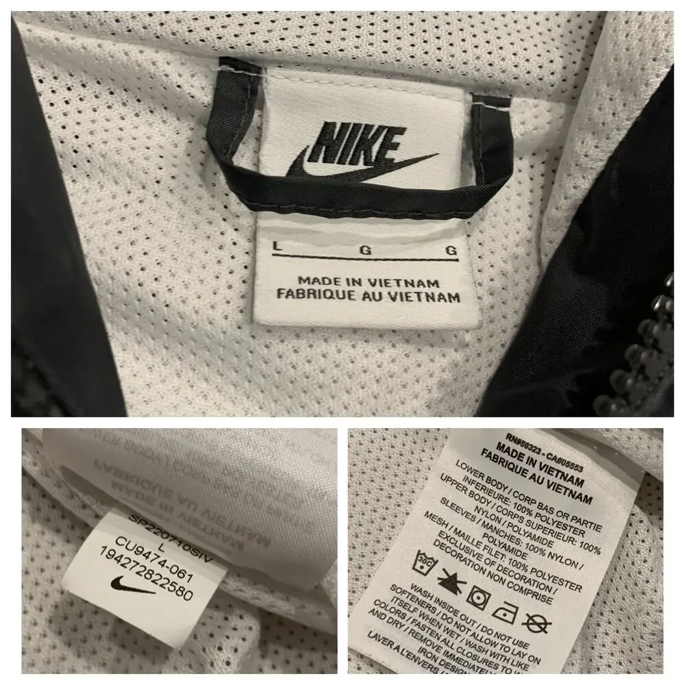 Nike Brown University Bears Swimming & Diving Windrunner Jacket Men's Large Ivy